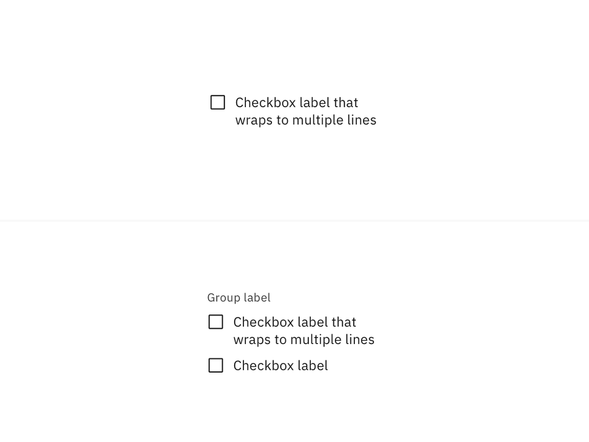 Text wrapping for checkboxes. Text wrapping for checkboxes.