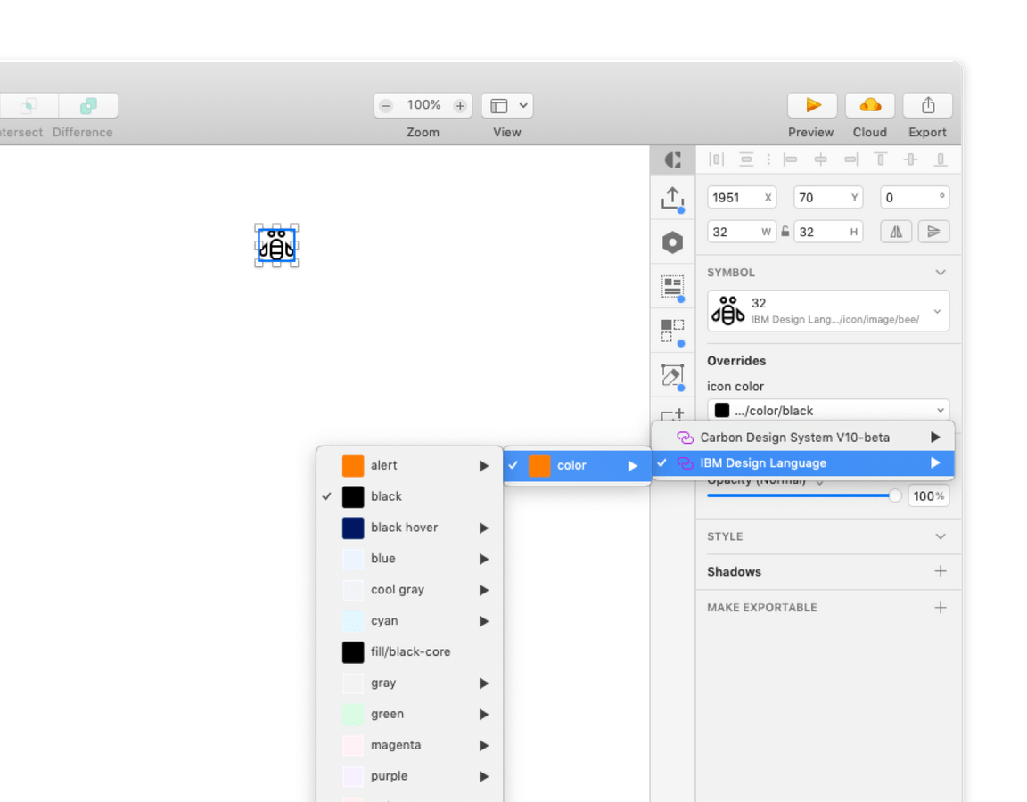 Layer styles navigation example Layer styles navigation example